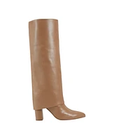Marc Fisher Ltd Women's Leina Block Heel Pointy Toe Knee High Dress Boots