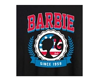 Hybrid Apparel Trendy Juniors Barbie Usa Graphic Oversized Tee