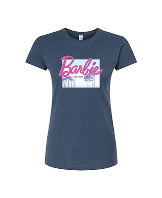 Hybrid Apparel Trendy Juniors Barbie Beach Graphic Tee