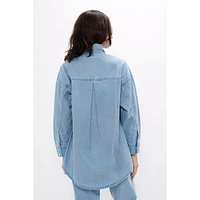 1 People Women's Louisi - Denim Shirt with Statement Collar