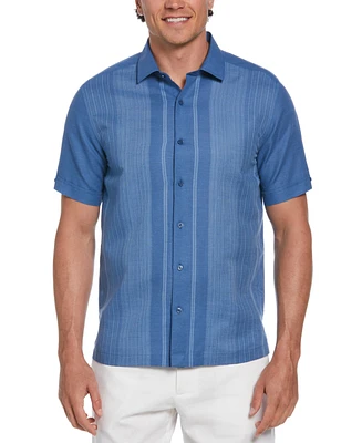 Cubavera Men's Linen-Blend Gradient Panel Shirt