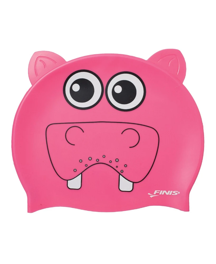 Finis Girls Animal Heads - Fun Swim Cap Ages 3 and Up