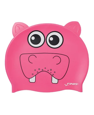 Finis Girls Animal Heads - Fun Swim Cap Ages 3 and Up