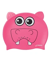 Finis Girls Animal Heads - Fun Swim Cap Ages 3 and Up