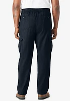 KingSize Men's Big & Tall Knockarounds Full-Elastic Waist Cargo Pants