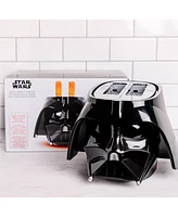 Uncanny Brands Star Wars Darth Vader Halo Toaster - Lights-Up and Makes Lightsaber Sounds