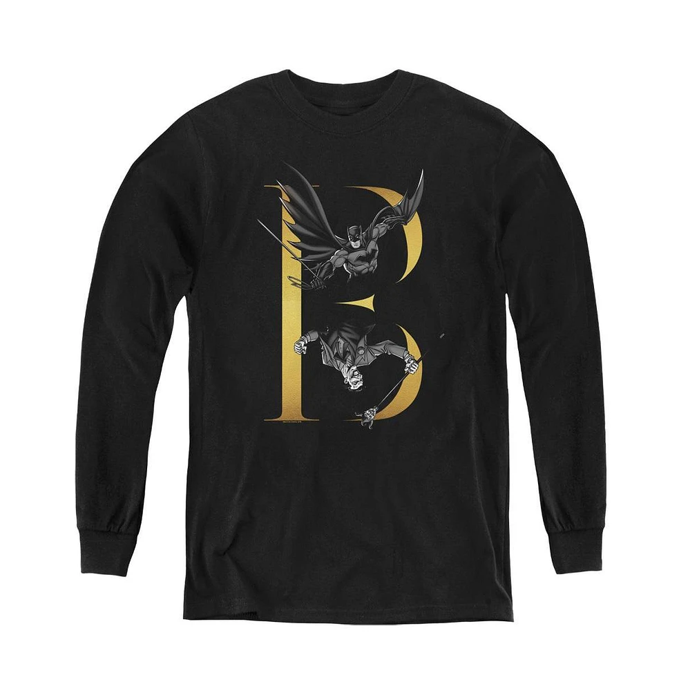 Batman Boys Youth B Long Sleeve Sweatshirt