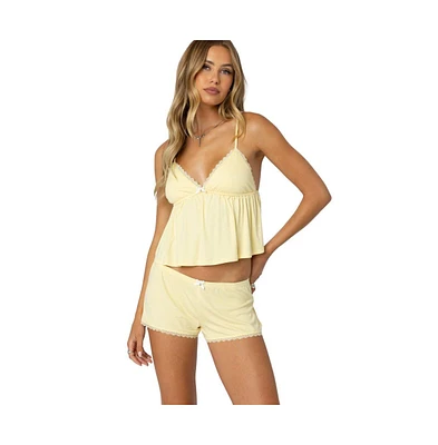 Edikted Women's Buffy Babydoll Tank Top