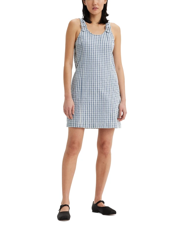 alyssa denim jumper dress Levi's Women's Alyssa Denim Jumper Dress