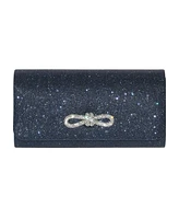 Club Rochelier Ladies' Evening Bag with Glitter Bow