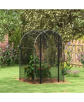 Outsunny 4' x 4' Plant Protection Tent Crop Cage with Door