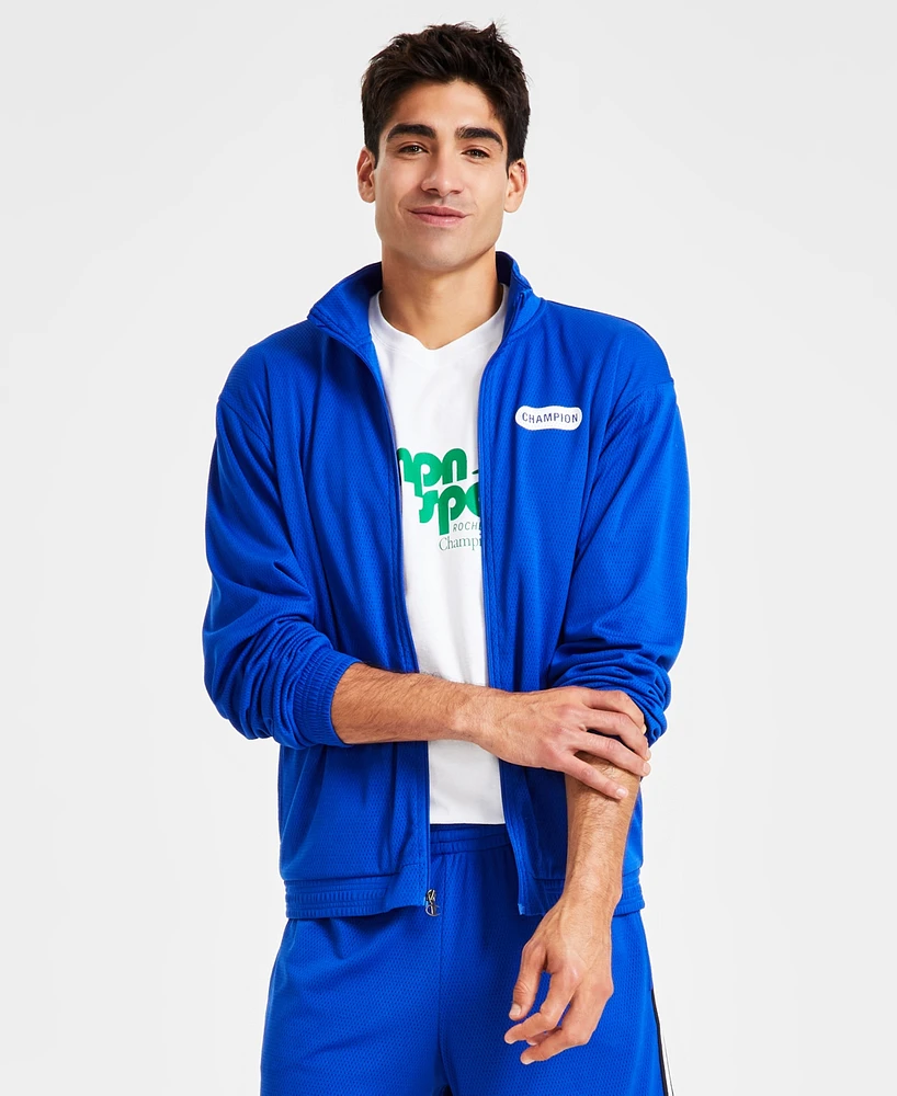 Champion Men's Attack Standard-Fit Mesh Full-Zip Track Jacket