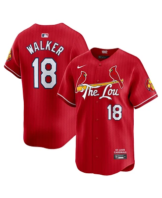 Nike Men's Red Jordan Walker St. Louis Cardinals 2024 City Connect Limited Player Jersey