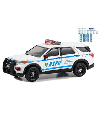 Greenlight 1/64 2020 Nypd Ford Police Interceptor Utility with Squad Decal Sheet 42776