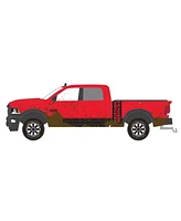 Greenlight Collectibles 1/64 2017 Ram 2500 Power Wagon, Red with Mud Splatter, Down on the Farm