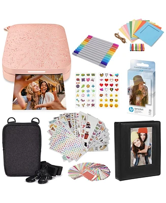 Hp Sprocket Portable 2x3" Instant Photo Printer & Accesories Starter Bundle