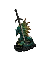 Fc Design 5.75"H Dragon Guarding Sword Figurine Decoration Home Decor Perfect Gift for House Warming