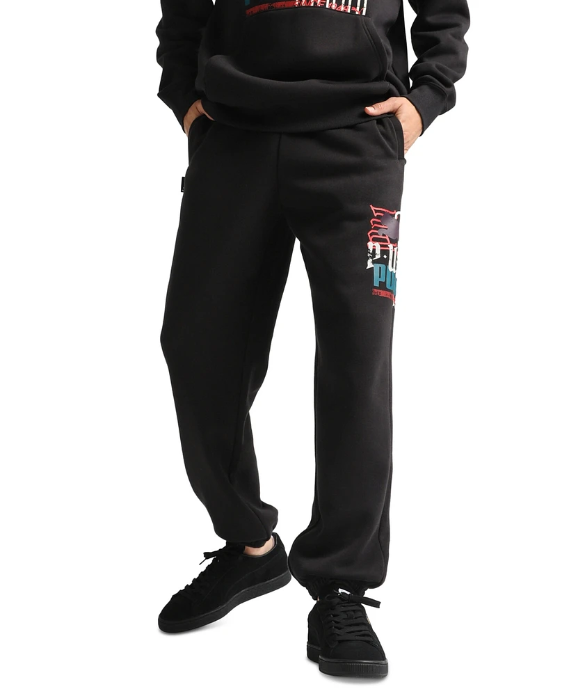 Puma Men's Graphic Logo Sweatpants