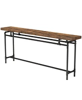 Tribesigns Console Table, 70.9 Inches Extra Long Sofa Table for Living Room, Industrial Narrow Console Sofa Tables Behind Couch, Entryway Hallway Foye