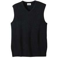 KingSize Big & Tall Shaker Knit V-Neck Sweater Vest