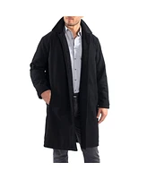 Alpine Swiss Men's Zach Knee Length Jacket Top Coat Trench Wool Blend Overcoat