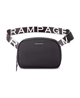 Rampage Women's Fashion Nylon Belt Bag - Travel Waist Pack, Trendy Fashionable Fanny Packs For Women , Waterproof Crossbody Bags