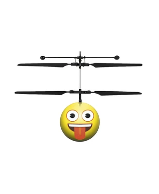 World Tech Toys Crazy Face Emoji Ir Ufo Ball Helicopter