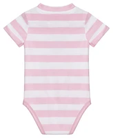 Guess Baby Girl Bodysuit and Knit Denim Skirtall Set