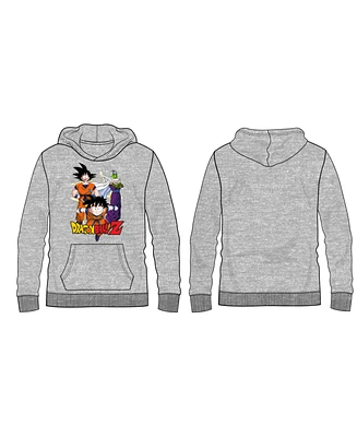 Dragon Ball Z Boys Anime Cartoon Characters Youth Grey Hoodie