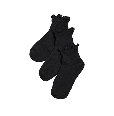 Stems Women's Everyday Classic Ruffle Socks