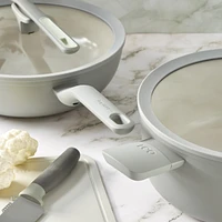 BergHOFF Balance Non-stick Ceramic Stockpot 11", 6.5qt. With Glass Lid, Recycled Aluminum