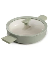 BergHOFF Balance Non-stick Ceramic Saute Pan 10.25", 3.1qt. With Glass Lid, Recycled Aluminum