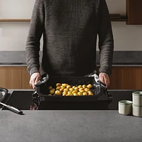 BergHOFF Graphite Non-stick Recycled Cast Aluminum Teppanyaki Grill Plate 12.75"
