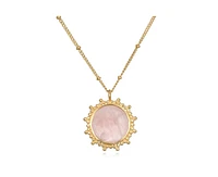 Satya Jewelry Unlimited Compassion Rose Quartz Gemstone Necklace