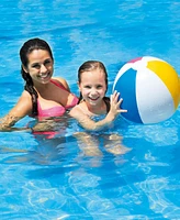 Pool Central 16" Inflatable 6-Panel Beach Ball Swimming Pool Toy