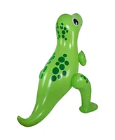 Pool Central 6.75' Inflatable Green Jumbo Dinosaur Water Sprayer