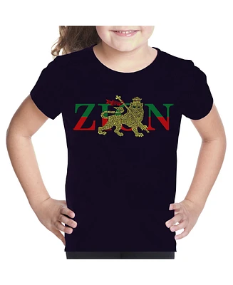 La Pop Art Girls Word T-shirt - Zion One Love