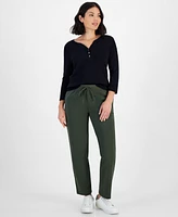 Style & Co Petite Mid-Rise Pull-On Pants, Short, Created for Macy's