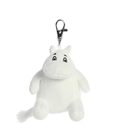 Aurora Mini Keychain Moomin Adorable Plush Toy White 3.5"