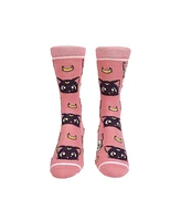 Sailor Moon Men's Crystal Luna & Artemis Crew Socks