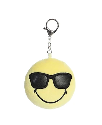 Aurora Mini Shades Keychain Smileyworld Vibrant Plush Toy Yellow 3.5"