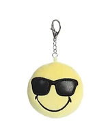 Aurora Mini Shades Keychain Smileyworld Vibrant Plush Toy Yellow 3.5"