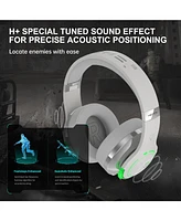 Edifier G5BT Bluetooth Gaming Headset, Over Ear Wired Headphones with Mic
