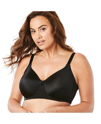 Comfort Choice Women's Back-Smoothing Wireless T-Shirt Bra