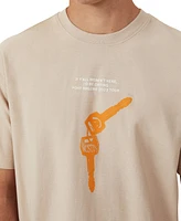 Cotton On Men's Loose Fit Music T-Shirt 