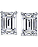 Giani Bernini Cubic Zirconia Baguette Solitaire Stud Earrings, Created for Macy's