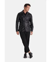 Furniq Uk Men's Safari Jacket, Black