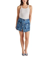 Steve Madden Women's Jennifer Cotton Denim Skort