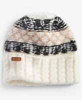 Cole Haan Women's Reversible Fair Isle Cuffed Beanie