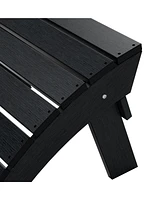 Outdoor Patio All-weather Modern Folding Ottoman